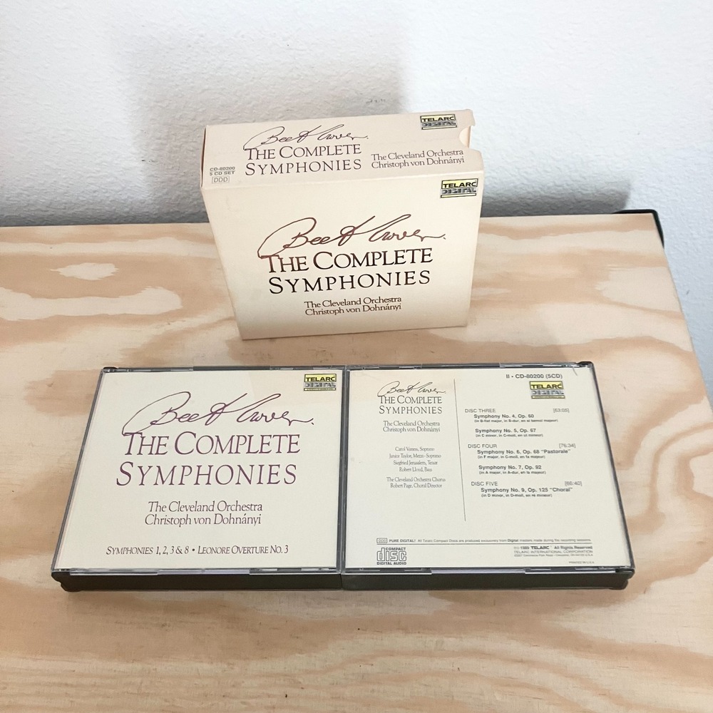 Telarc 5 CD Box Set ~ Beethoven / The Complete Symphonies Cleveland Orchestra